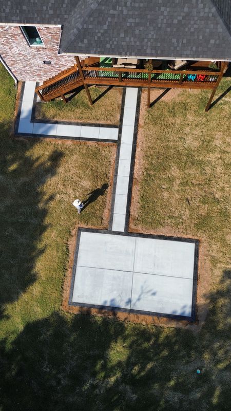 Stamped Concrete Installation