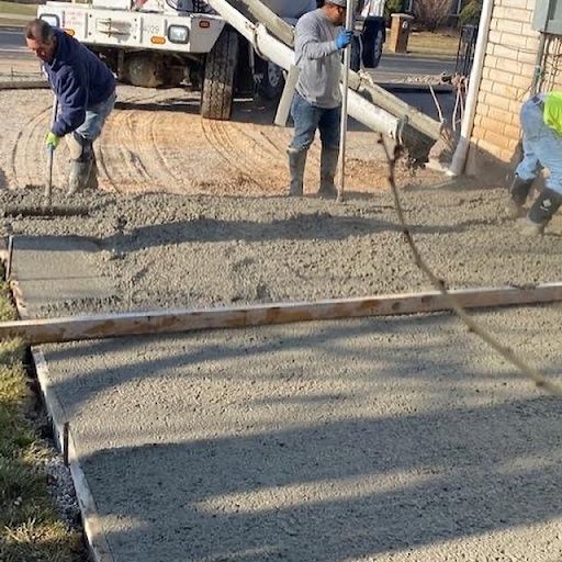 Concrete pouring