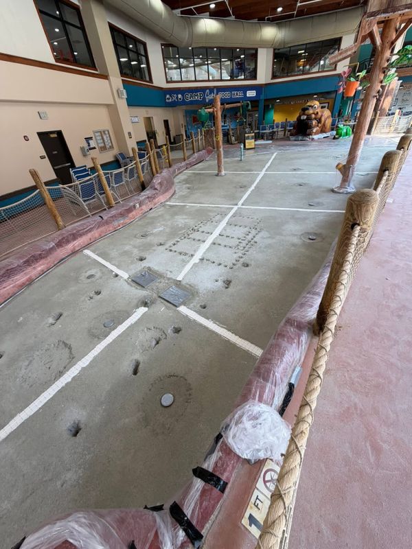 Indoor Cabin Pool Construction