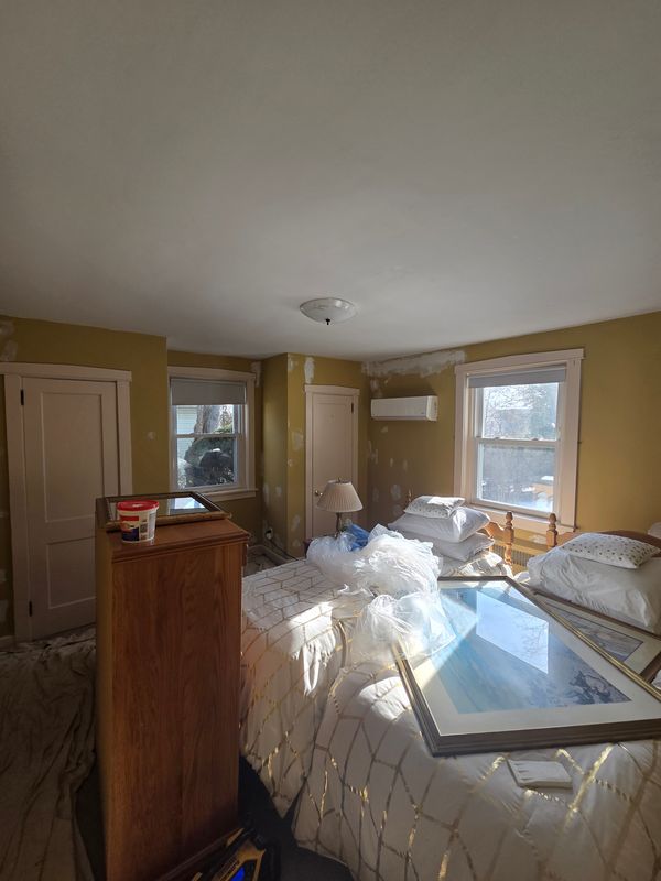 Interior Painting in Springfield PA 19064 – Bedroom Wall Repair & Smooth Finish