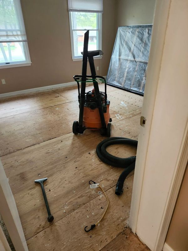 Non structural floor leveling