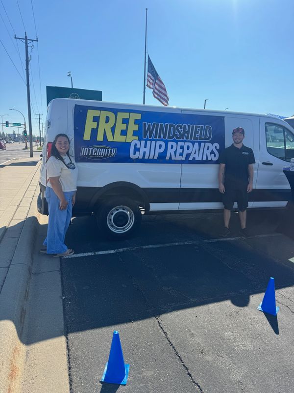 We Put Megan on the Street for Free Chip Repairs....