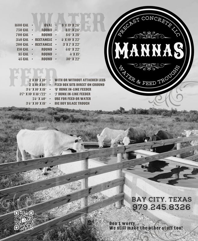 List of Water & Feed Troughs