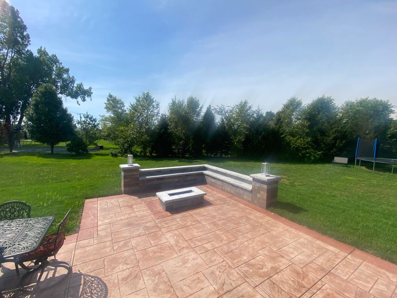 Stamped Concrete Installation