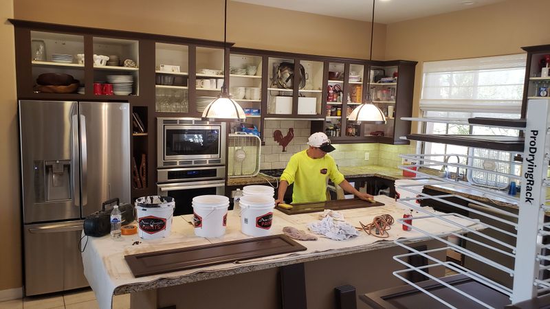 Kitchen Cabinet Repainting