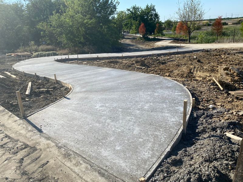 Concrete Walkway