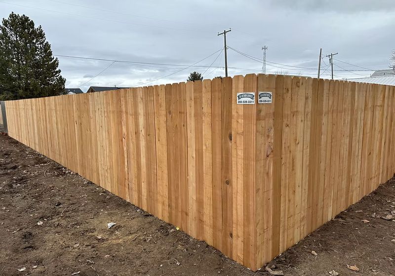 Wood Privacy Fence 