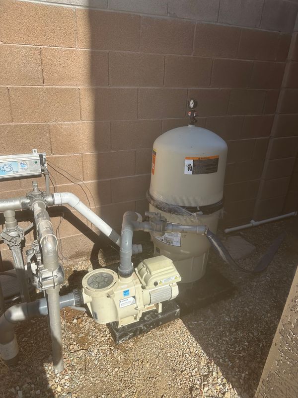 Swimming pool equipment repair