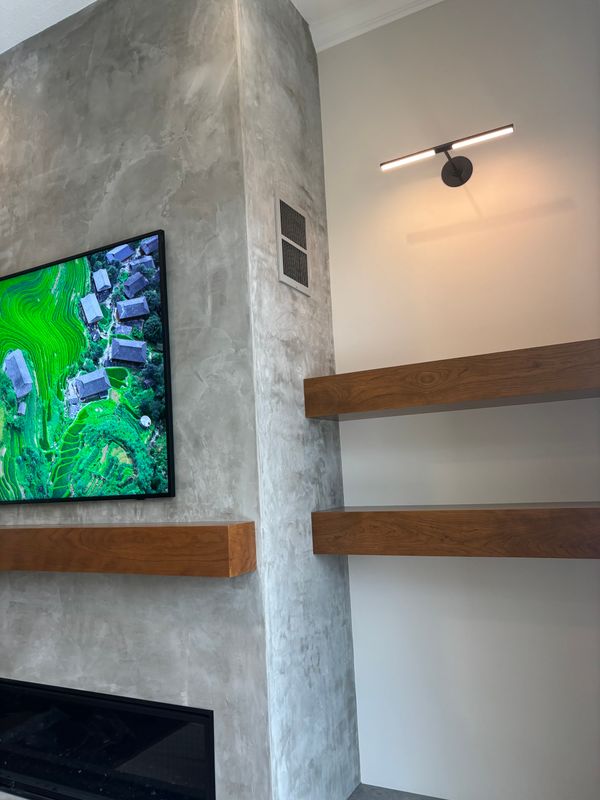 Interior fireplace & feature walls 