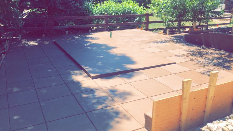 Stamped Concrete Installation