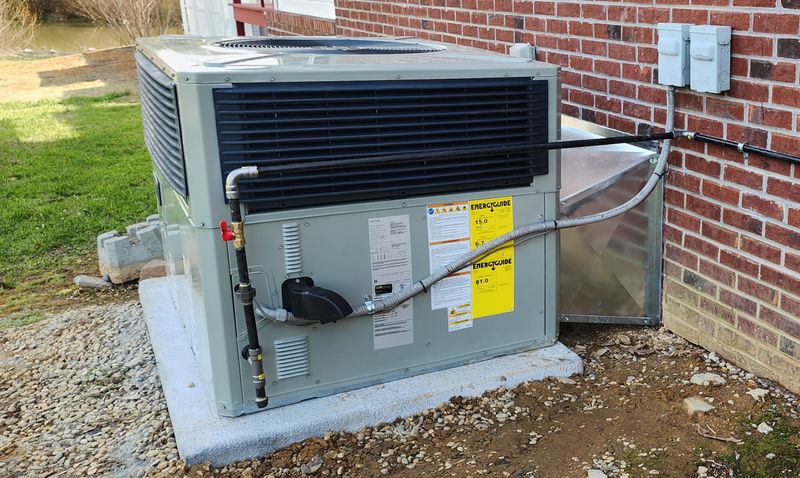 Gas line installation 
