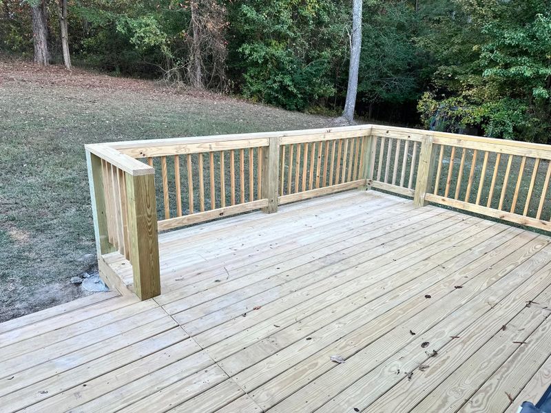 Wood Deck Construction