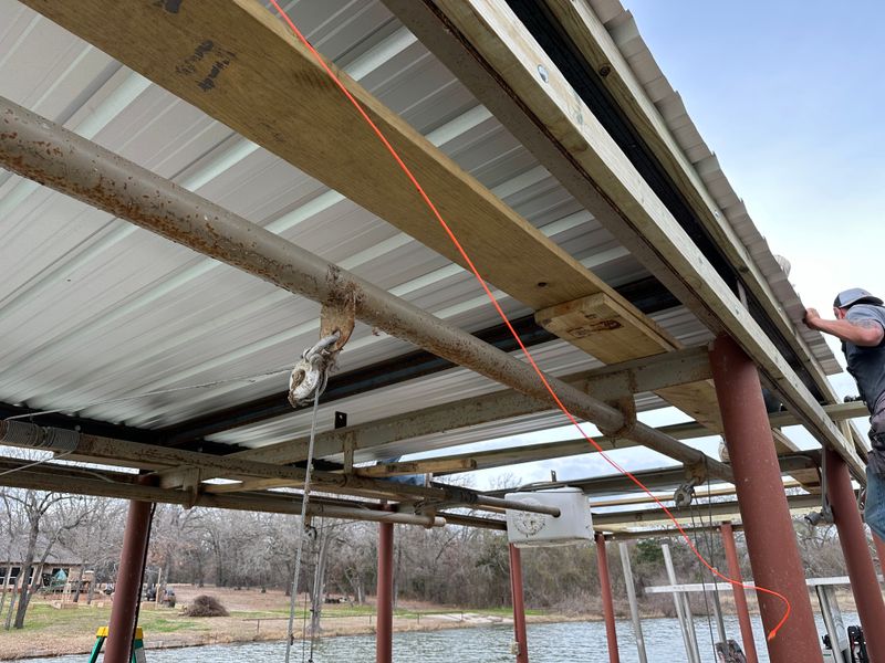 Boat hoist maintenance and repair 
