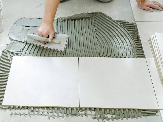 Tile work