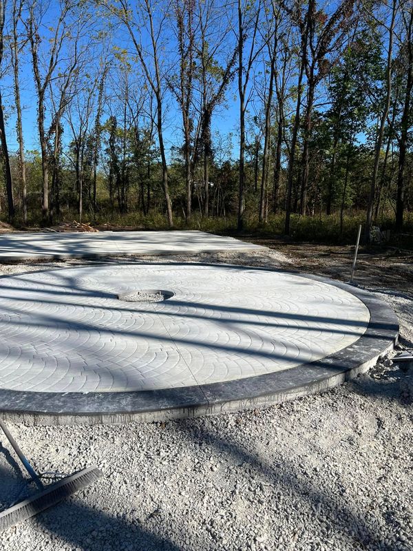 Stamped Concrete Installation