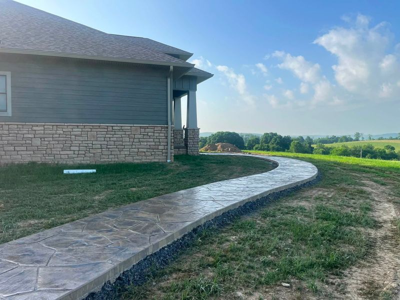 Stamped Concrete Installation