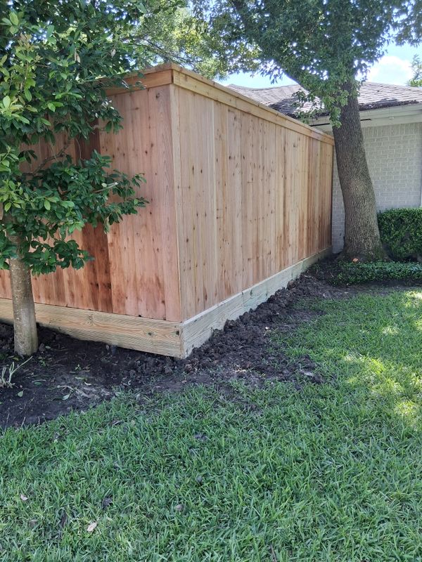 Residential Wooden Privacy Fencing