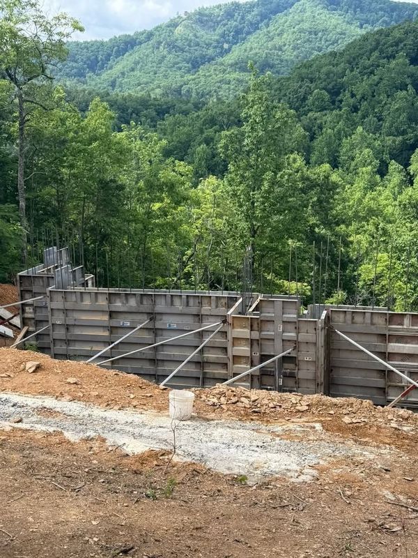 Aluminum formed walls