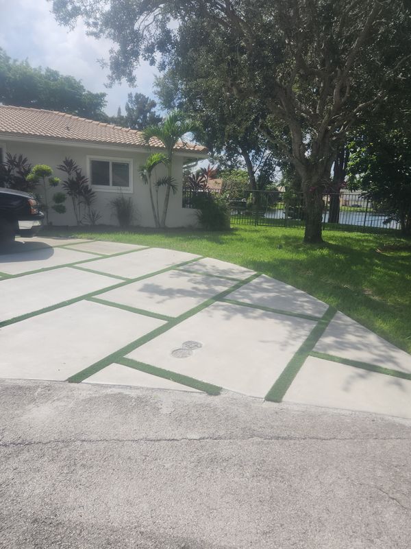 Stamped Concrete Installation