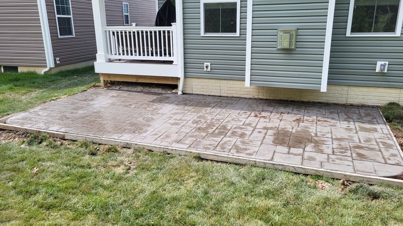 Stamped Concrete Installation
