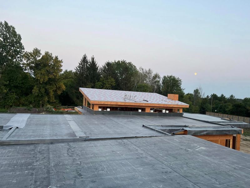 Low Slope rubber Roofing Installation