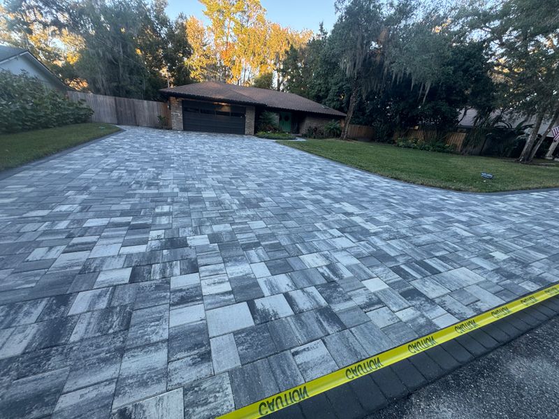Revitalized Driveway with Expert Pressure Washing