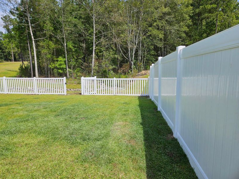 White Vinyl Fences