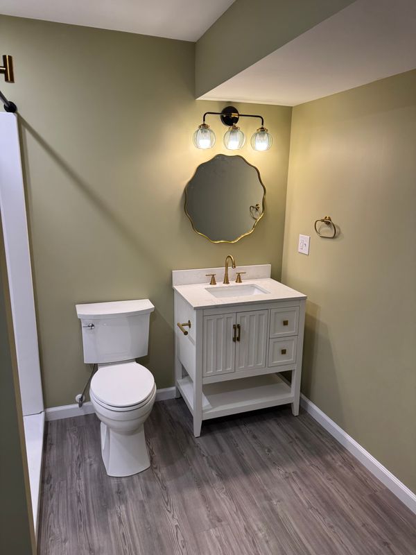 Edgar basement bathroom