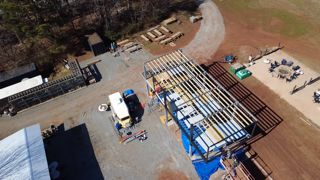 Structural Stair and Rail Erecting