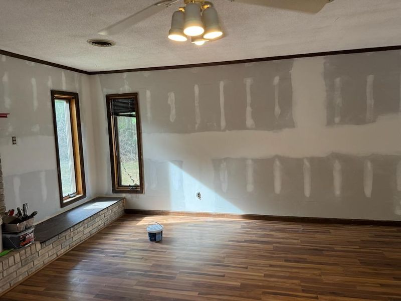Carbondale Roof Leak repair and Drywall installation