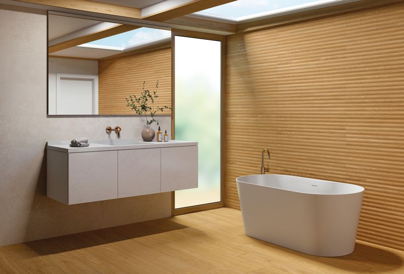 Woodlook porcelain tile 