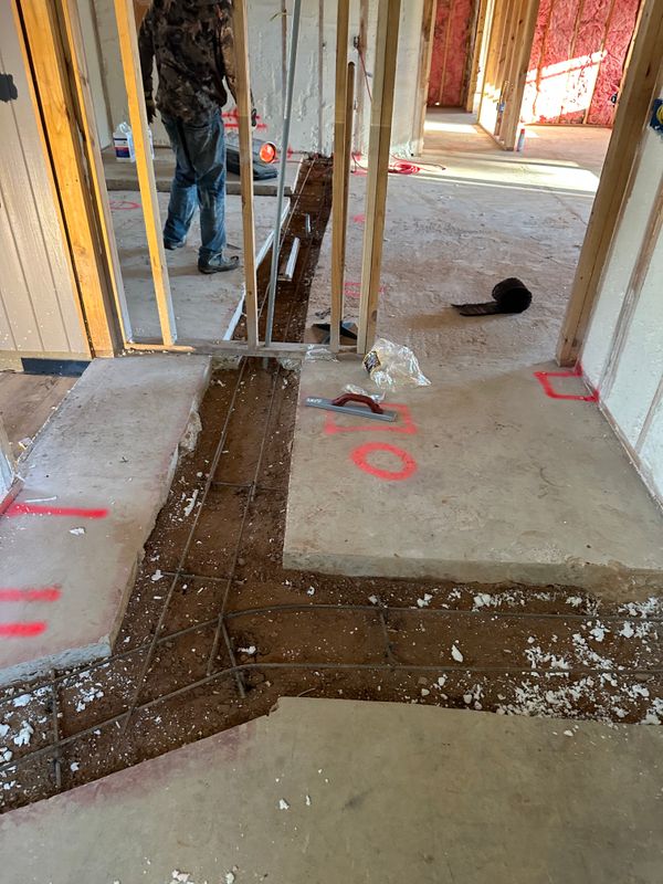 Foundation & concrete/hard surface