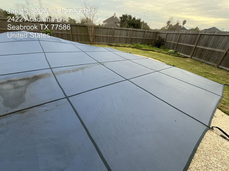 Pool treatment, securing, and safety covers