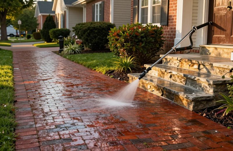 Driveway Pressure Washing