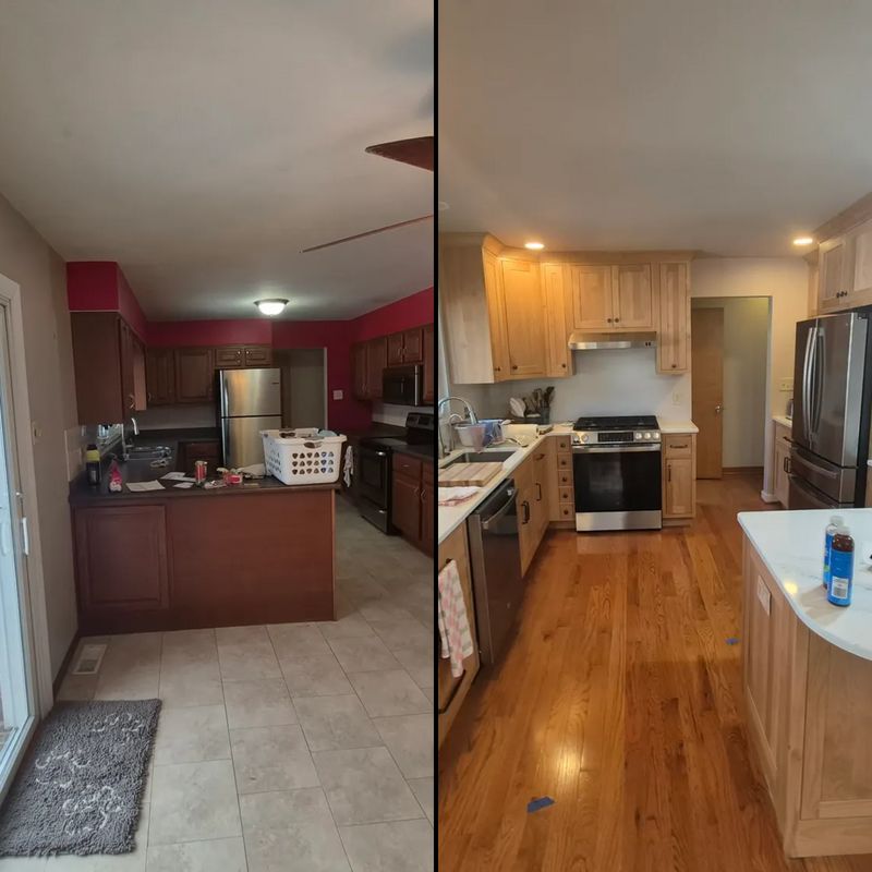 Open Concept Kitchen and Living Room