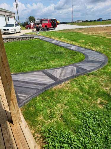 Full Depth Custom Carved Concrete
