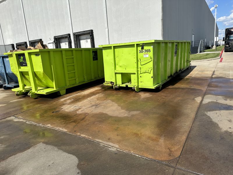 Dumpster Pad Cleaning