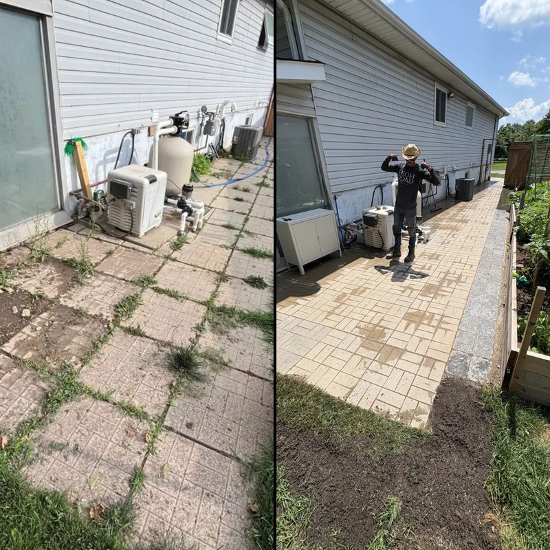 Interlock Pressure Washing & Re-Sanding