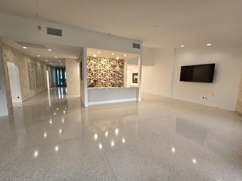 Cement Terrazo floor system