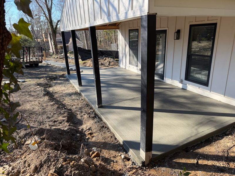 Concrete patios