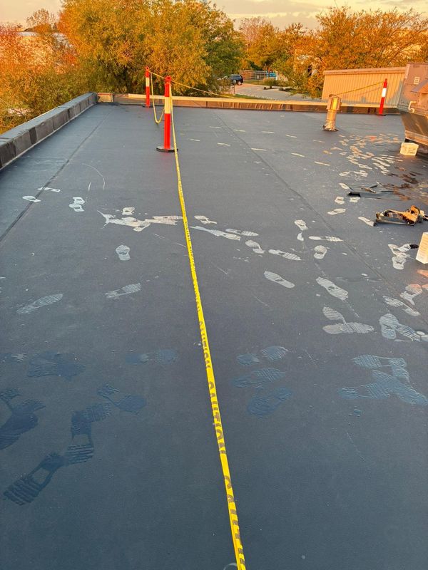 Low slope roofing services