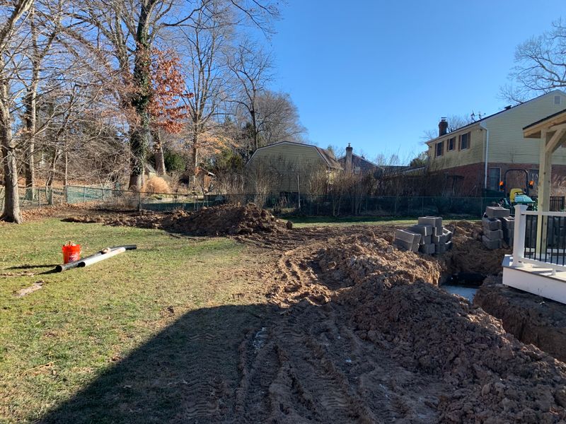 Outdoor French Drains