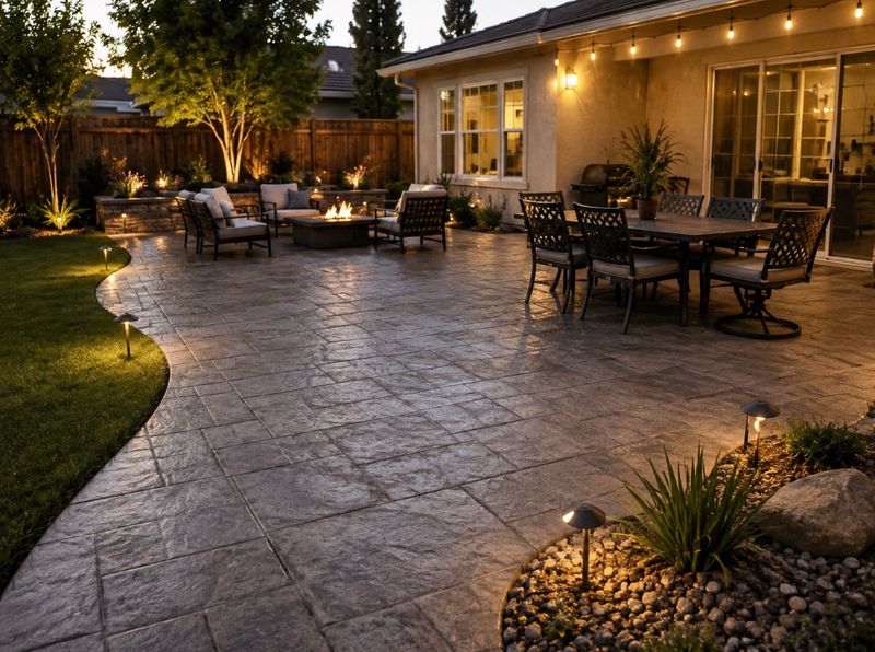 Stamped Concrete Installation