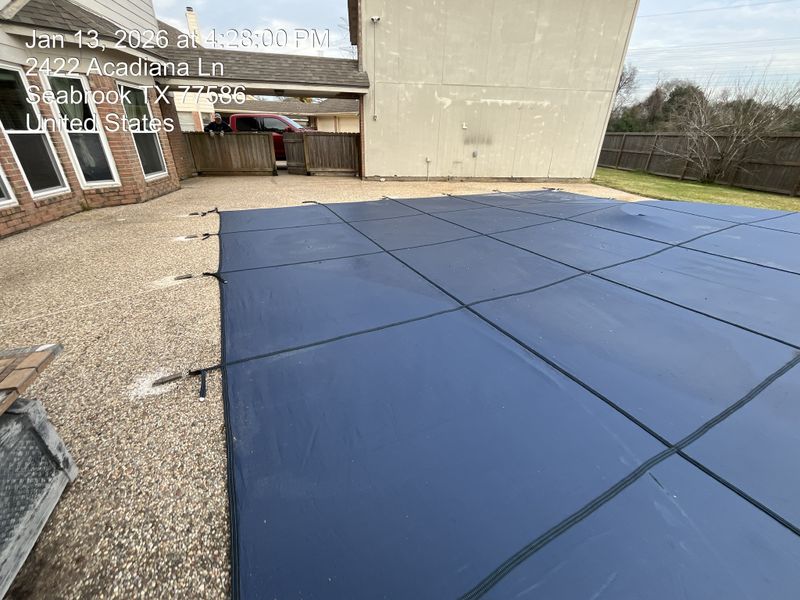 Pool treatment, securing, and safety covers