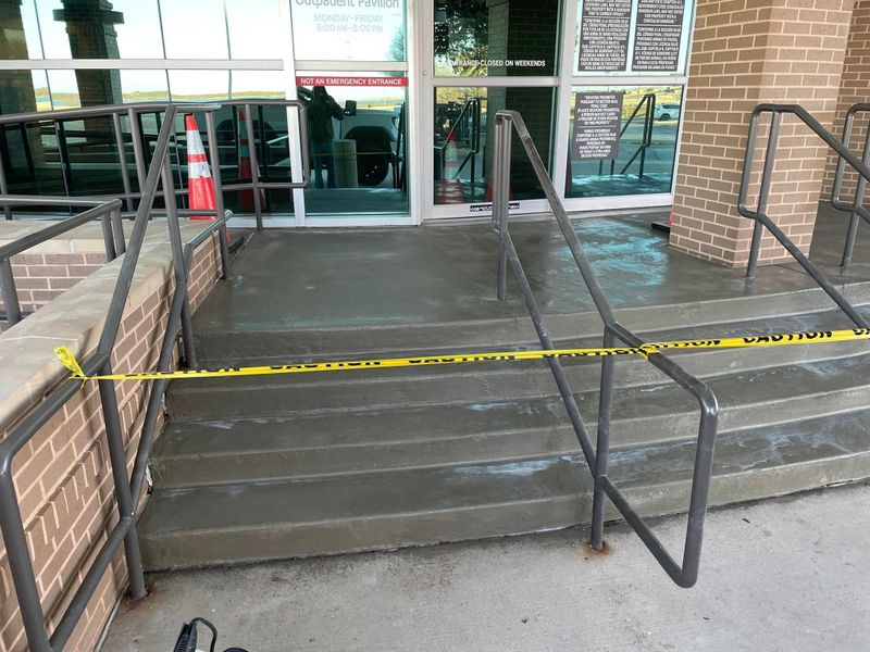 Commercial ADA Ramps, Sidewalk, Parking Bollards w/Signage, Curb/Gutter, Parking Lot Repair