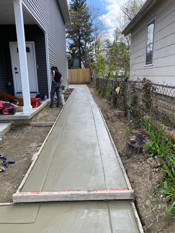 Stamped Concrete Installation