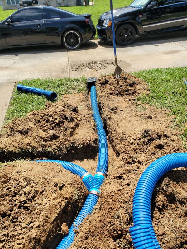 Lawn Drainage - Charlotte, NC