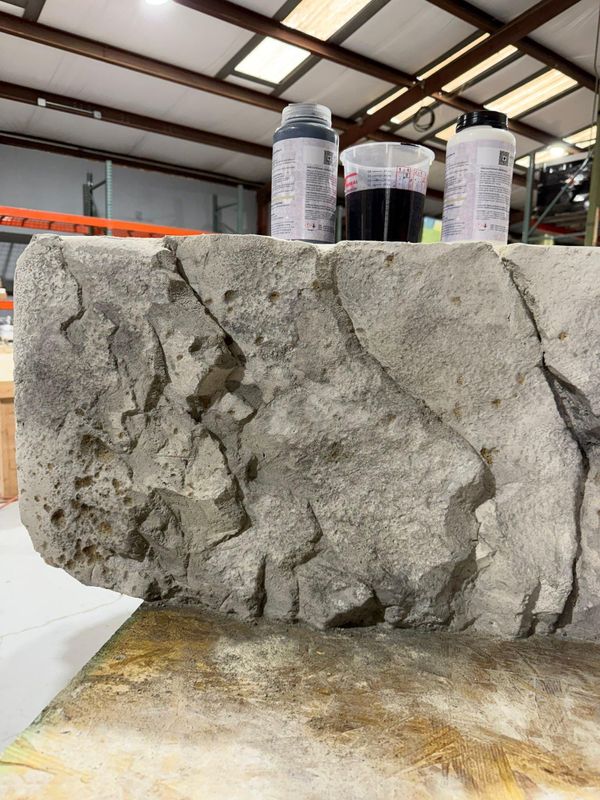 Custom Carved Concrete