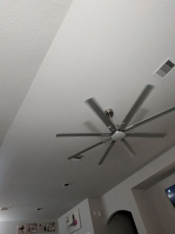 High Ceiling fan installation