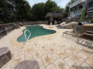 Pool Deck Cleaning